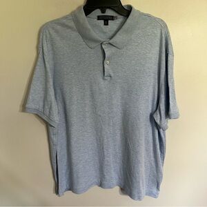 Banana Republic Luxury Touch‎ Performance Men's Size XL Light Blue Polo Shirt